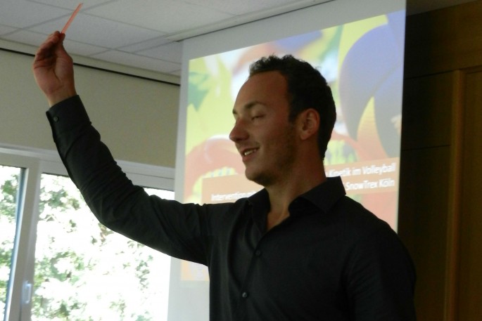 Jimmy Czimek mit Co-Trainer beim DVV-Symposium