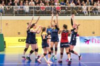 Wollen auch im hohen Norden eine gute Leistung zeigen: Die Zweitliga-Volleyballerinnen vom Team DSHS SnowTrex Köln (Foto: Martin Miseré)