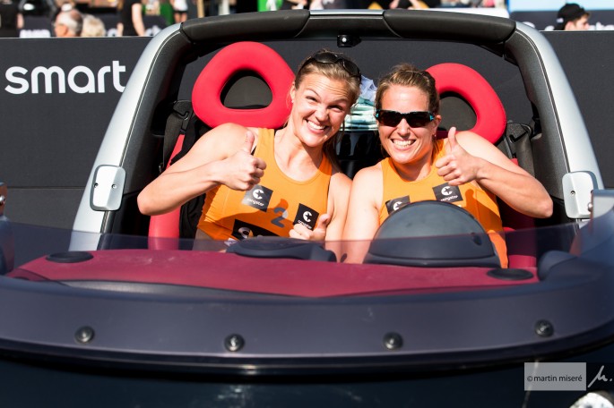 Sensationelles Wochenende in Münster: Silke und Marina ziehen ins Hauptfeld der smart Beachtour ein