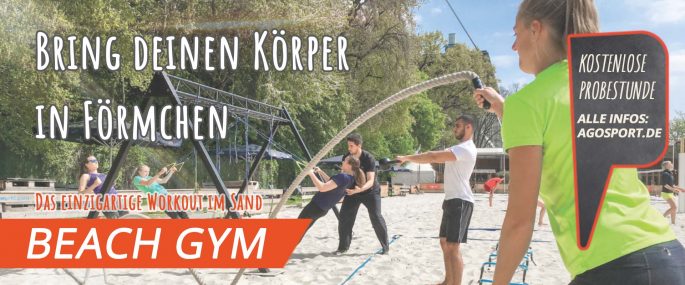 „Beach Gym Köln“ – Das einzigartige Workout im Sand